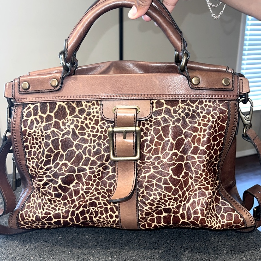 Fossil Leopard Witty Tote Bag